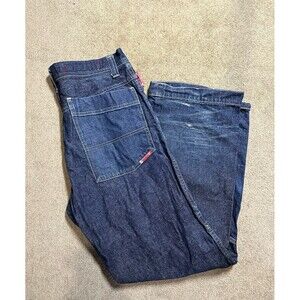 Vintage Guess Moto‎ Denim Jeans Navy Men's Size 34x34
